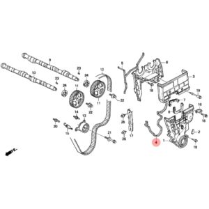 Honda OEM Bottom Timing Cover Seal - B16