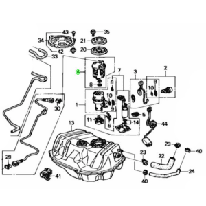 Honda OEM - Fuel Filter Accord Euro CL7