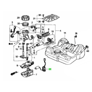 Honda OEM - Fuel Level Meter DC5 EP3