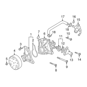 Honda OEM - F-Series Honda S2000 AP1 AP2 Water Pump Pulley