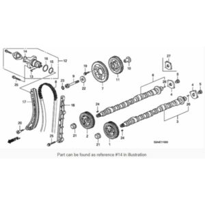 Honda OEM Timing Tensioner O-Ring F20C (Cap)