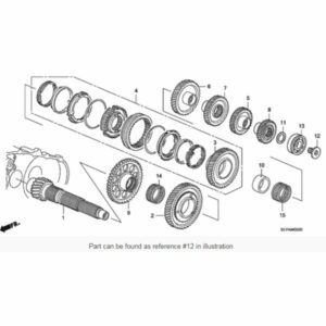 Honda OEM - Transmission Counter Shaft Bolt K-Series