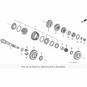 Honda OEM - B-Series Transmission Bearing Needle Bearing