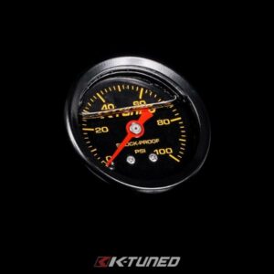 K-Tuned Fuel Pressure Gauge - Liquid Filled (0-100