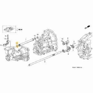Honda OEM Transmission Shifter Seal - S2000