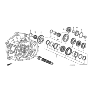 Honda OEM - K-Series 4.785 Final Drive (Ring Gear & Pinion Set)