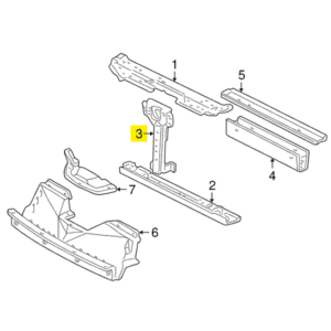 Honda OEM - S2000 AP1 AP2 Front Bulkhead Centre Bracket