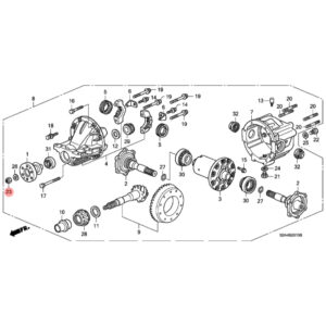 Honda OEM S2000 Differential Pinnon Nut