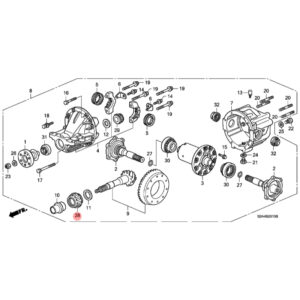 Honda OEM S2000 Differential Pinion Bearing Front