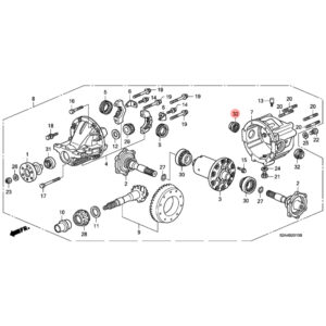 Honda OEM S2000 Differential Axle Seals