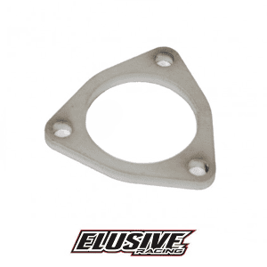 Elusive Racing - Stainless Steel Triangle 3-Bolt Exhaust Flange