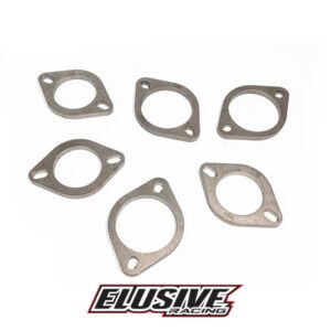 Elusive Racing - Stainless Steel Oval 2 Bolt Exhaust Flange