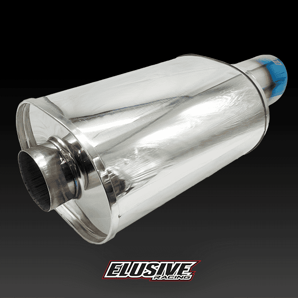 Elusive Racing - Universal Oval Muffler (Burnt) - Image 2