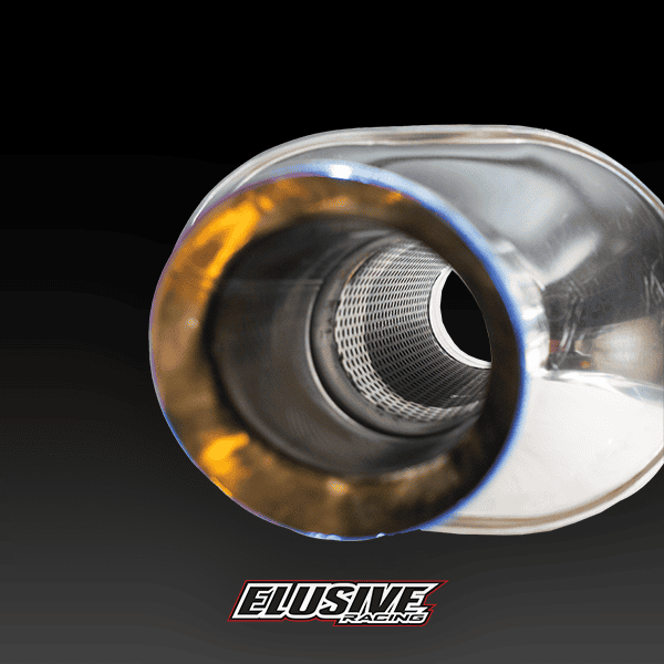 Elusive Racing - Universal Oval Muffler (Burnt) - Image 6