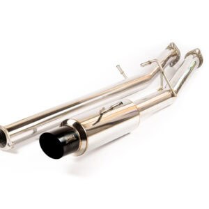 Invidia N1 "Signature Edition" Cat Back Exhaust Non Resonated w/Black Tip - Subaru WRX/STI GD 01-07