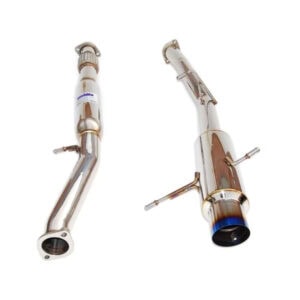 Invidia N1 Cat Back Exhaust Resonated w/Ti Tip - Subaru WRX/STI GD 01-07