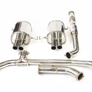 Invidia Q300 Cat Back Exhaust w/SS Straight Cut Tips - Subaru Liberty GT BL 04-09