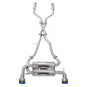 Invidia Gemini Cat Back Exhaust w/Ti Straight Cut Tips - Nissan Skyline V36/Infiniti G37 V36 (Coupe)