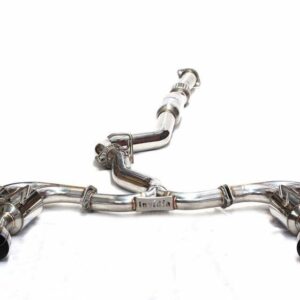 Invidia R400 Cat Back Exhaust w/Ti Straight Cut Tips - Subaru WRX 11-14/STI 08-14 (Hatch)