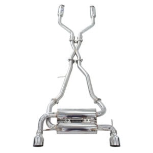 Invidia Gemini Cat Back Exhaust w/SS Rolled Tips - Nissan 370Z Z34 09-20