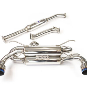Invidia R400 70mm Cat Back Exhaust w/Ti Tips - Subaru BRZ/Toyota 86 12-20