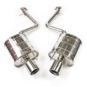 Invidia Q300 Diff Back Exhaust w/Stainless Rolled Tips - Lexus IS250 GSE30R 13-15/IS350 GSE31R 13-20