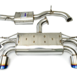 Invidia Q300 Valved Catback Exhaust w/Oval Ti Rolled Tips - VW Golf R Mk7