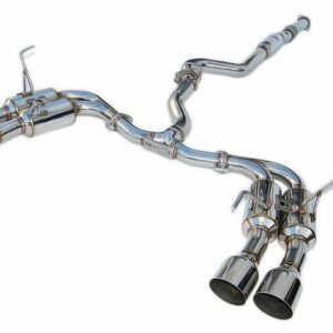 Invidia R400 Cat Back Exhaust w/SS Straight Cut Tips - Subaru WRX/STI 11-21
