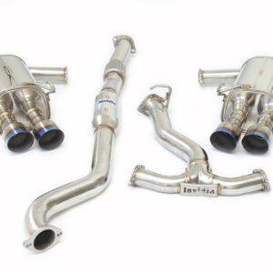 Invidia Q300 Cat Back Exhaust w/Ti Straight Cut Tips - Subaru WRX/STI 11-21