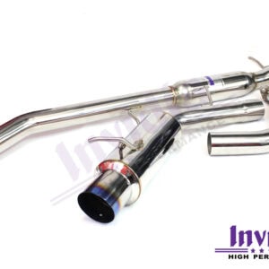 Invidia N1 Cat Back Exhaust w/Ti Tip - Mitsubishi Evo 4-6 CP9A (Inc TME)