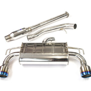 Invidia Q300 O2 Back Exhaust w/Ti Tips - Mitsubishi Evo X CZ4A