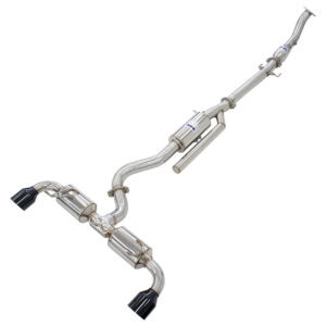 Invidia N2 O2 Back Exhaust w/Catless Front Pipe, Black Tips - Toyota Yaris GR XPA16R