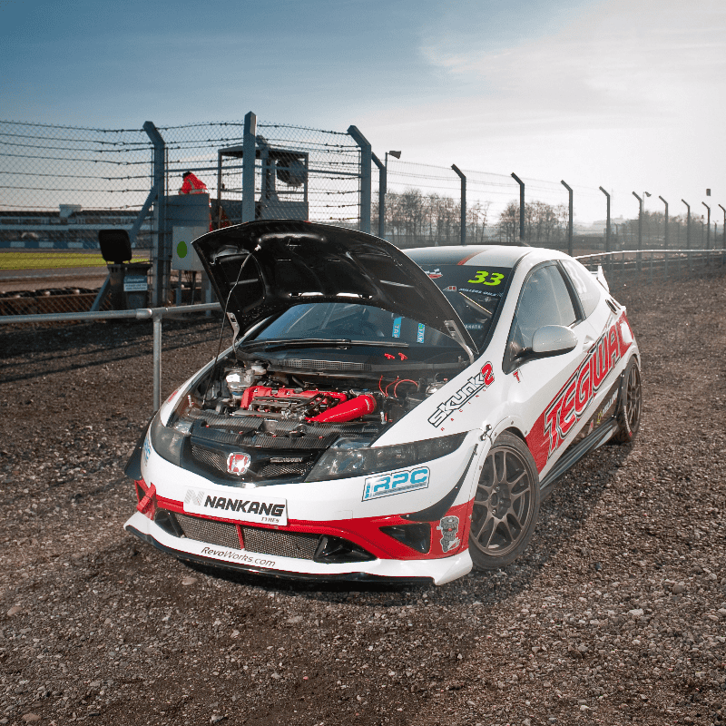 Tegiwa - Honda Civic Type R FN2 FRP Bumper Canards - Image 2