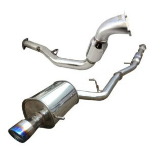 Invidia Q300 Turbo Back Exhaust w/Ti Tip - Subaru WRX/STI GD 01-07
