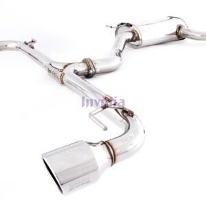 Invidia Q300 Turbo Back Exhaust w/Ti Tips - VW Golf GTI Mk6