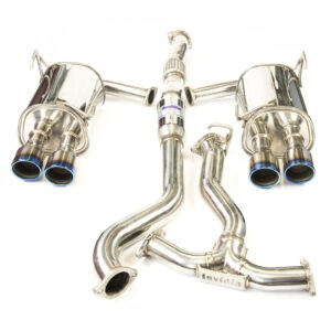 Invidia Q300 Turbo back Exhaust w/Ti Rolled Tips - Subaru WRX VA 15-21 (Auto)