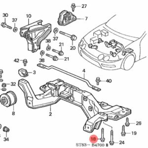 Honda OEM - Subframe Bolt M14x100