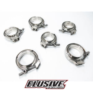 Elusive Racing - Stainless Steel Quick Release V-Band Flange 2.5" & 3"