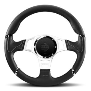 MOMO ITALY - Steering Wheel Millenium Sport Black/Grey 350mm