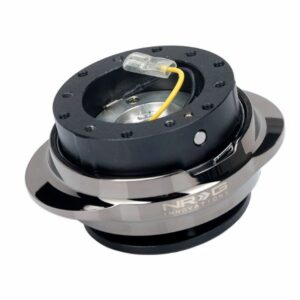 NRG - Quick Release Steering Wheel Hub Boss Gen 2.2 Black Body with Black Chrome Ring