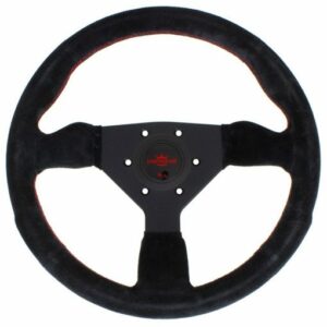 Personal Neo Grinta Suede Leather Steering Wheel Red/Black - 330mm