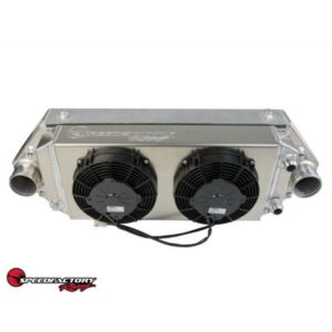 SpeedFactory Racing - Dual Backdoor Intercooler | Tucked Radiator Combo